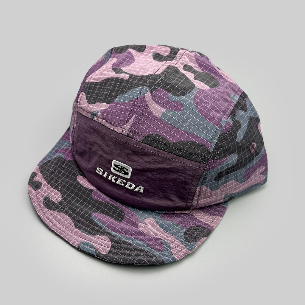 Quick-drying camouflage letter embroidery flat-brimmed baseball cap men's and women's sunshade outdoor camping light board cap