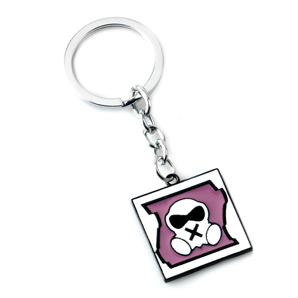 Alloy Keychain Pendant: R6 Anime Game Accessory