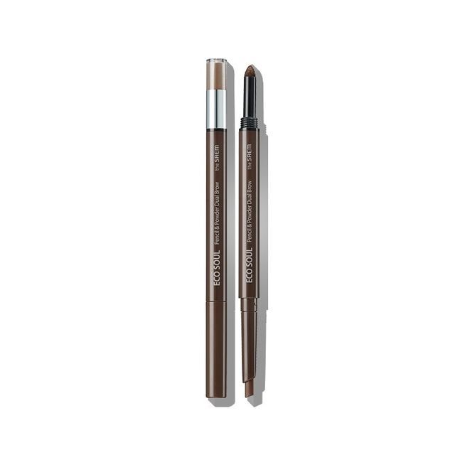 The Saem - Eco Soul Pencil & Powder Dual Brow - 4 Colors