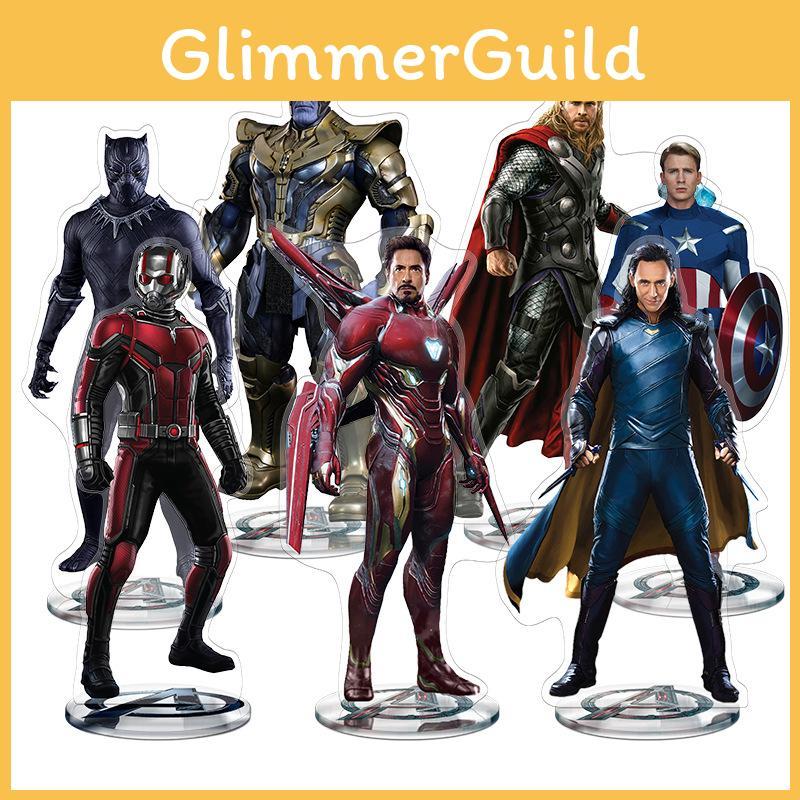 Элегантная акриловая подставка Мстители Железный человек Локи Танос Доктор Стрэндж Черная пантера подарок