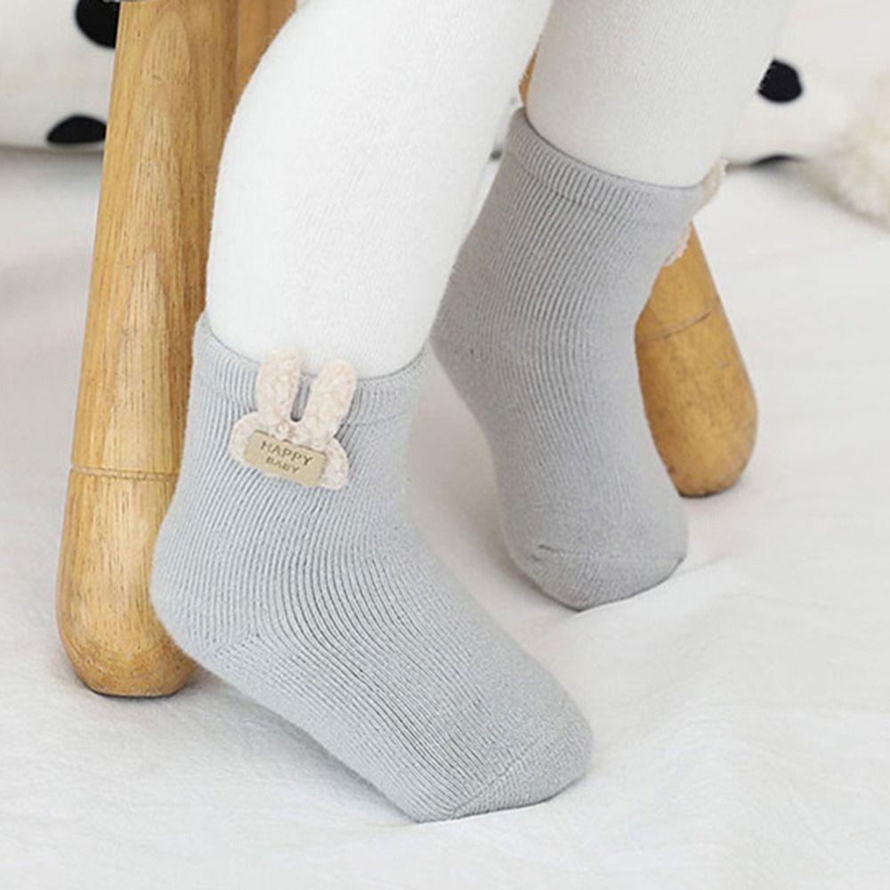 Soft Baby Warm Socks Thickened Infant Socks New Winter Floor Socks Winter Warmth