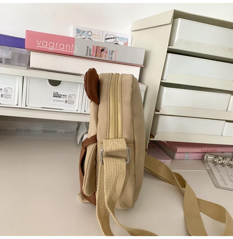 Детская сумка женская сумка через плечо мультяшный студент медведь сумка через плечо