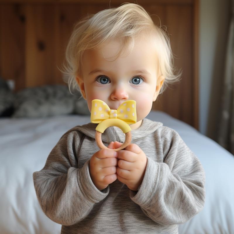 1Pcs Baby Silicone Teether Teething Chew Toys Bpa Free Silicone Diy Pacifier Chain Necklaces Pendant Cartoon Animal Teethers