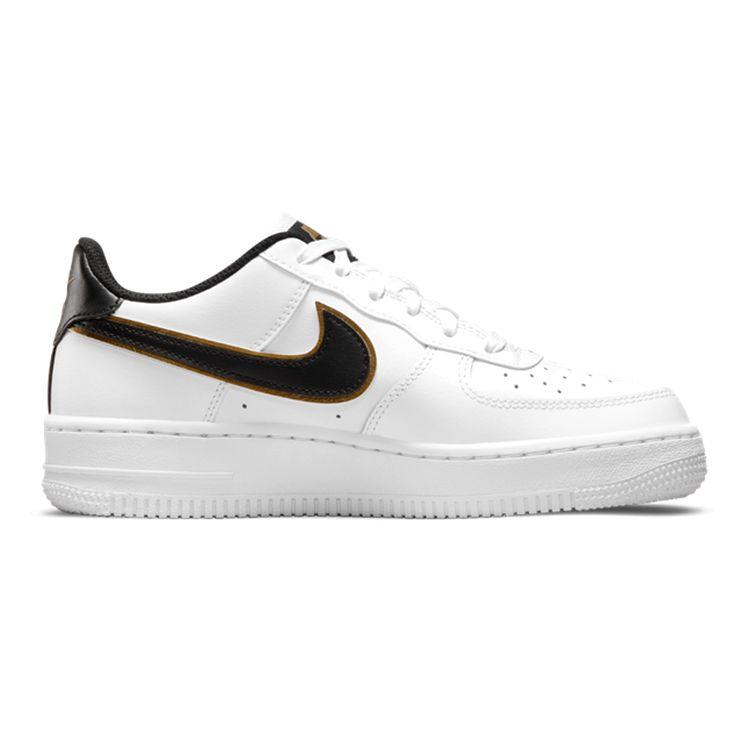 Nike Детские кроссовки Air Force 1 LV8 GS White Metallic Gold Black DM3322-100