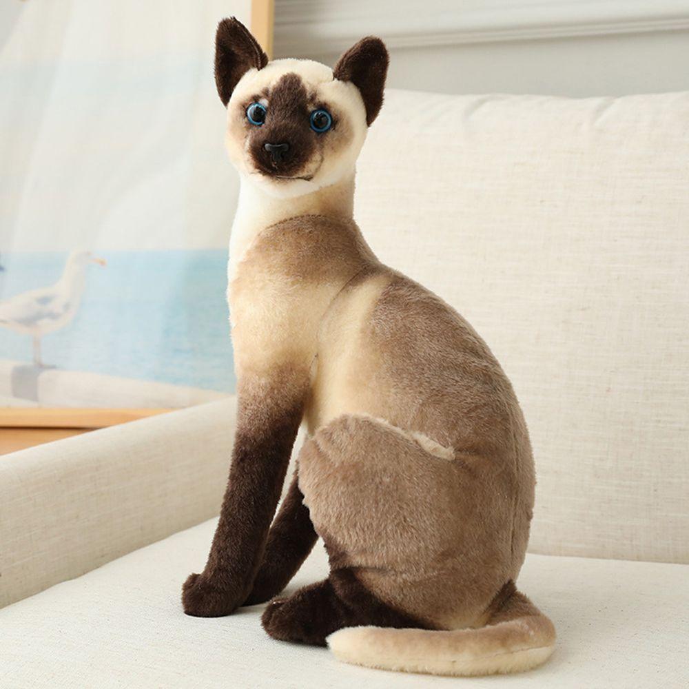 Home Decoration Siamese Cat Orange Cat Gift Pillow Plush Toys Simulation Cat Toy Simulation Doll
