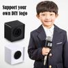 Waterproof Microphone Logo Flag DIY Mic Interview Box Accessories Microphone Flag Station