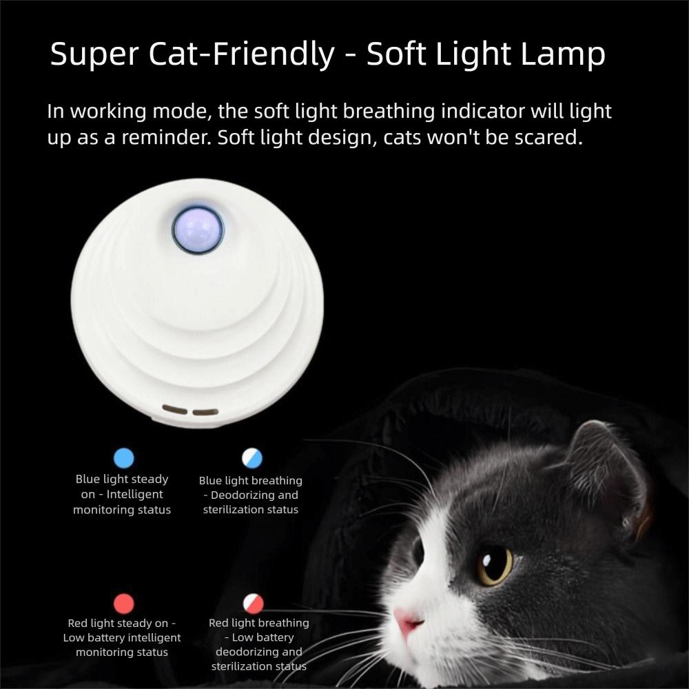 LED Breath Cat Litter Deodorizer Electric Air Purifier Fresh Air Freshener Pet Odor Eliminator  Cat