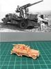 WWII Italian 634N Gun Resin Kit 1/144 Truck/w Da102/35 (fine Detail)