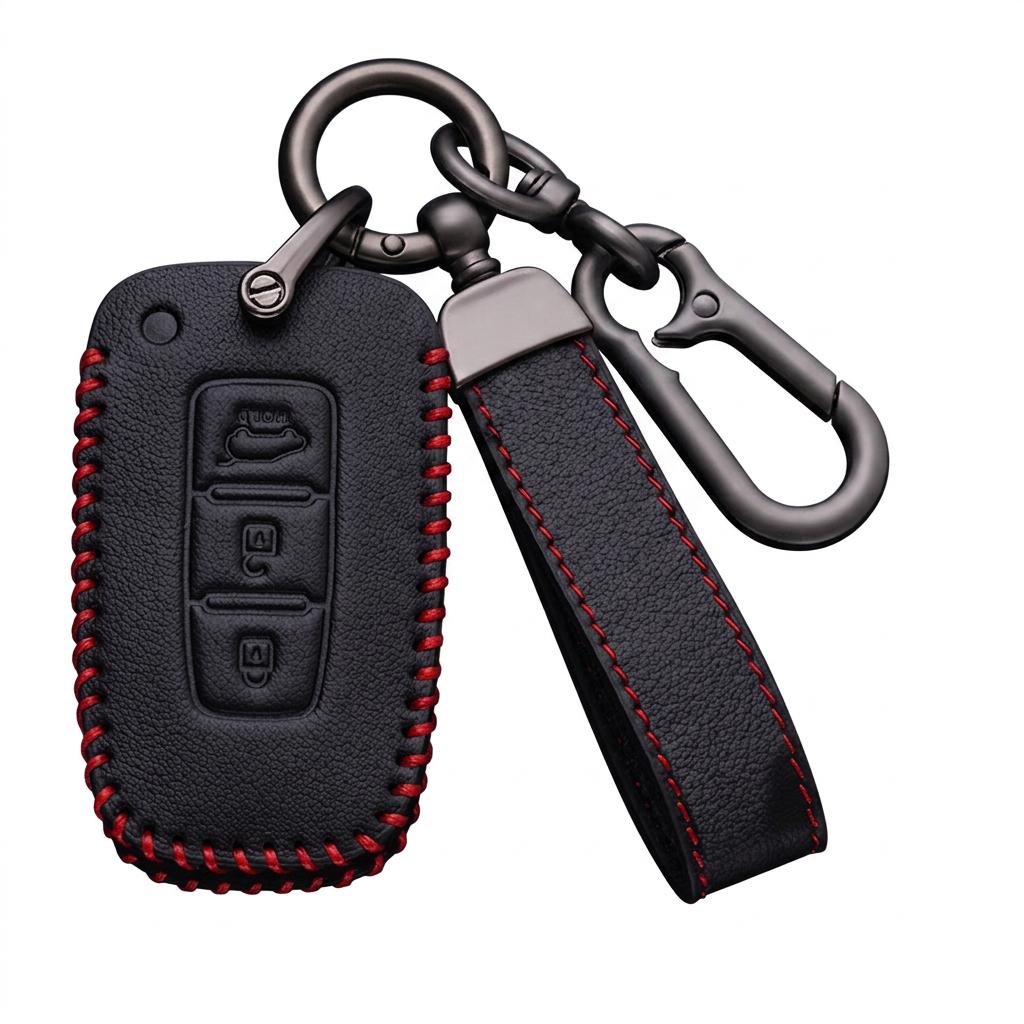 Кожаный чехол для автомобильного ключа Kia K2 Rio K3 Forte Optima Sportage Sorento Soul Stonic Cadenza K900, защитный корпус, держатель