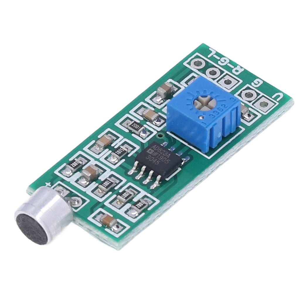 Microphone Pickup Module Dual Channel Output Adjustable Gain Amplifier Board for Detection