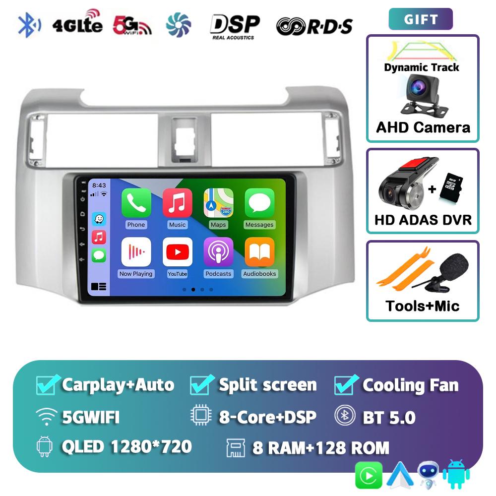 Android 14 Carplay Car Radio для Toyota 4Runner 4 Runner 2014 2015 2016 2017 2018 2019 Мультимедийный видеоплеер GPS 2Din Stereo
