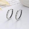 Silver 925 Ring Earrings Fun & Fun Ring E034 Ring Earrings