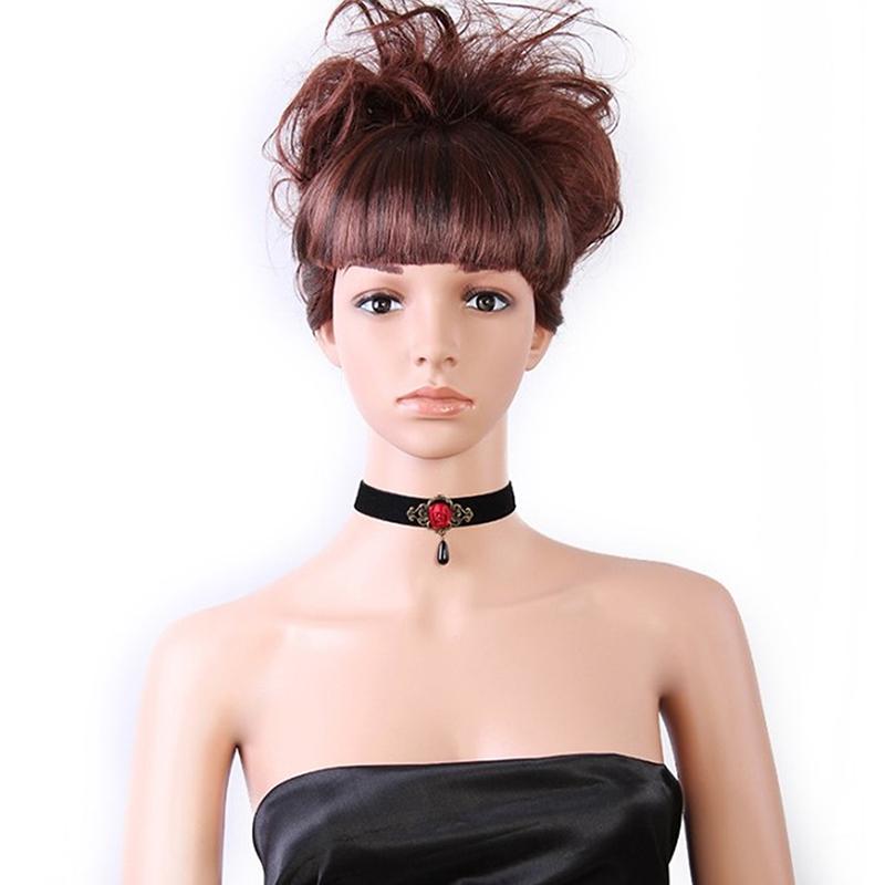 1шт элегантное колье-чокер с розой для женщин аксессуары готические вечерние украшения