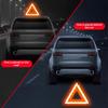 Светоотражающий автомобильный штатив Аварийный складной предупреждающий треугольник Стойка 45 см Длина стороны Видимость ночью Устойчивый металлический автомобильный кронштейн
