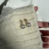 Серьги-гвоздики из стерлингового серебра 925 пробы с розовыми цирконами для прокола мочки уха и хряща - Высококачественные, Супер блестящие, Комфортный дизайн