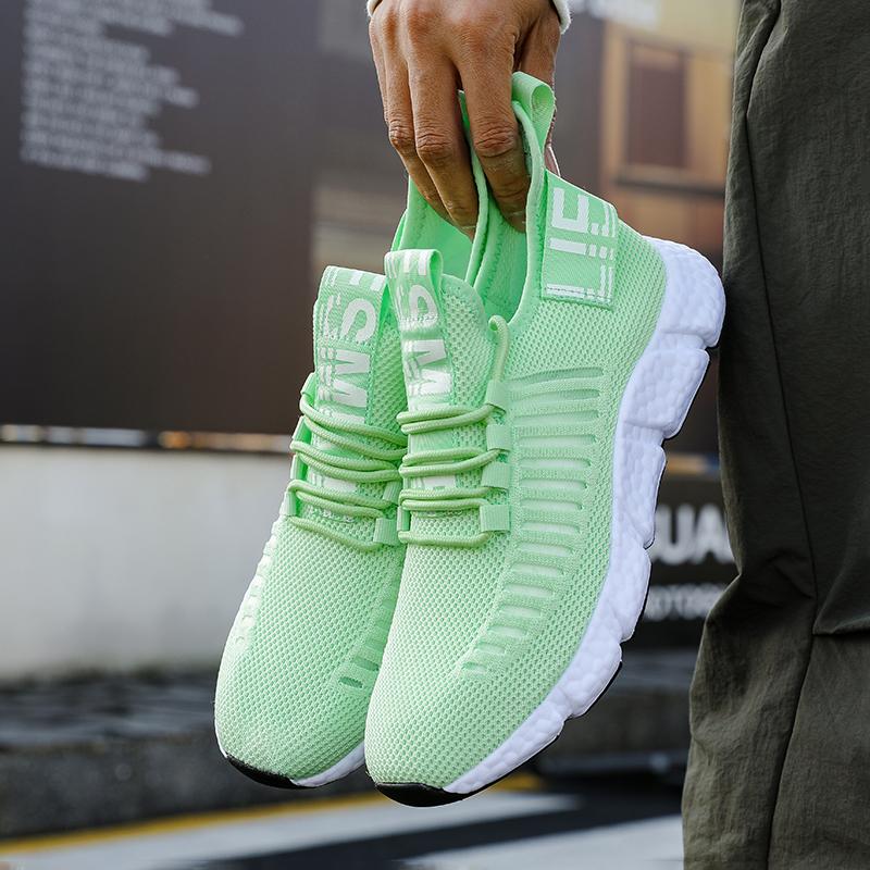 Fashion Men's Shoes Sneakers 2025 Lightweight Platform Mesh Breathable Summer Hollow Casual Outdoor Running Vulcanized Shoes