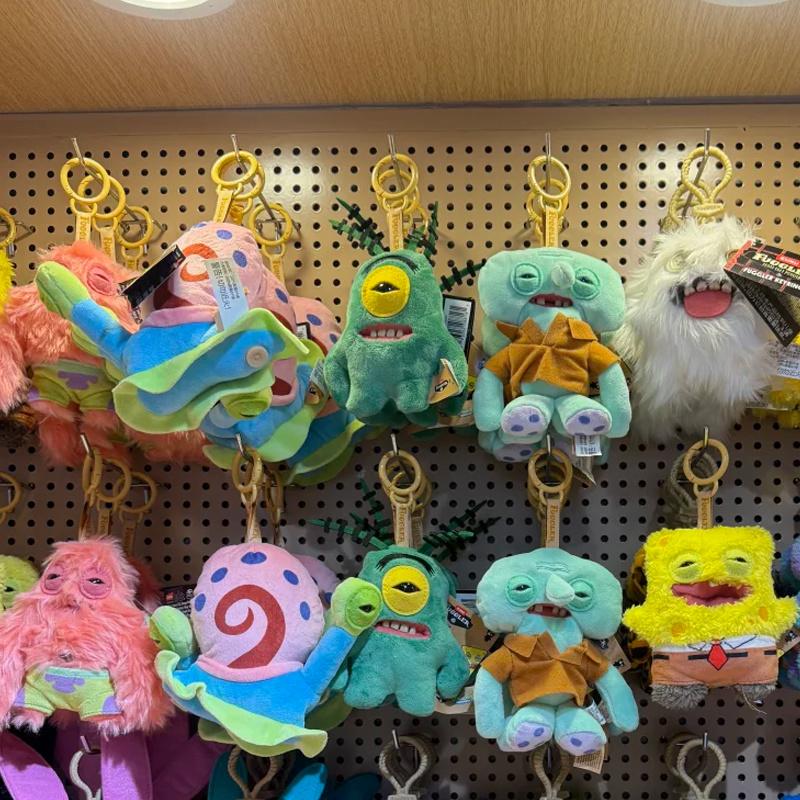 SpongeBob SquarePants Ugly Cute Plush Keychain Pendant Funny Monster Doll Gift Toy