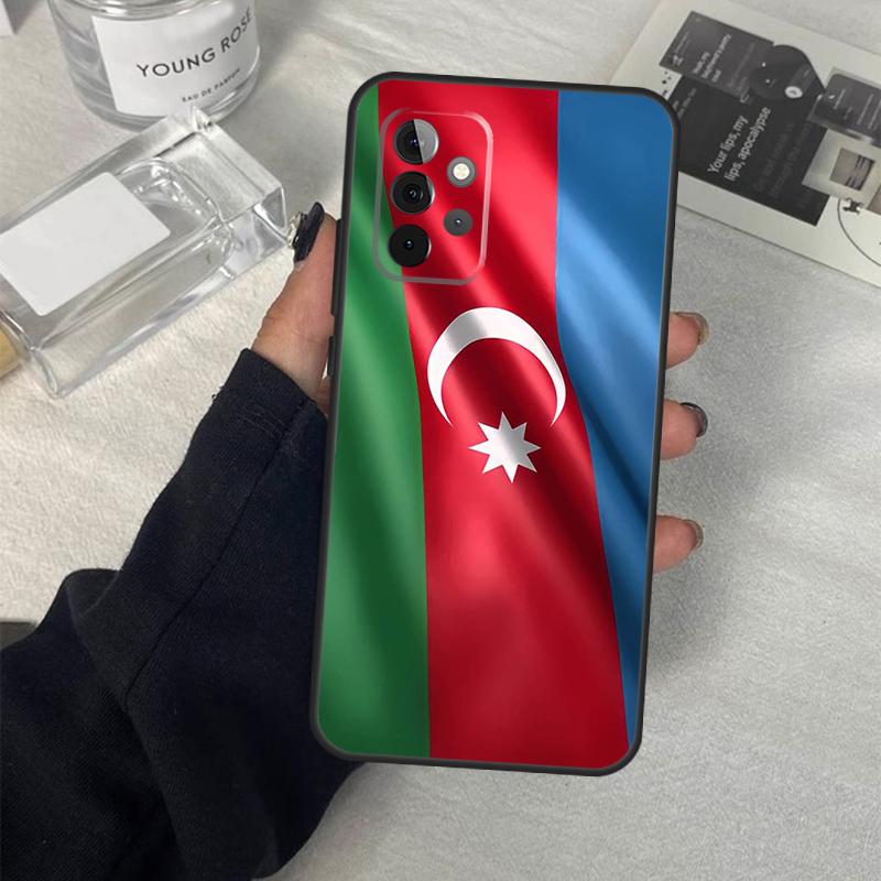 Чехол для телефона Флаг Азербайджана Для Samsung Galaxy A34 A54 A14 A13 A23 A33 A53 A73 A52 A42 A32 A22 A12 A51 A71