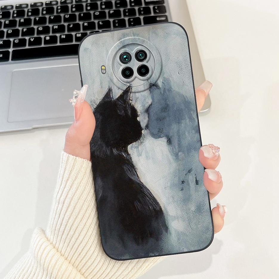 For Xiaomi Mi 10T Lite 5G Case Cute Cat Cartoon Cover Soft TPU Matte Phone Case For Xiaomi Mi 10i Mi10i 10TLite 5G Fundas Bumper
