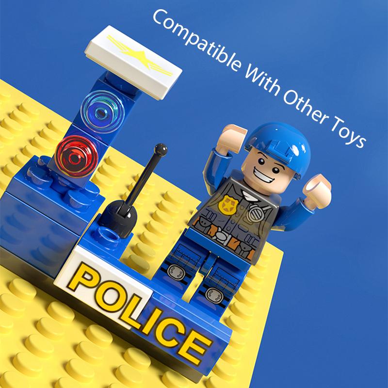 Building Blocks SWAT Educational Toys 6 IN 1 City Series Blocks Toys for Boys Gifts for Kids