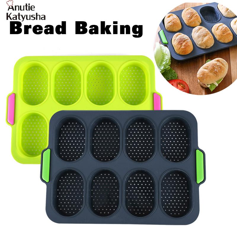 Силиконовая форма для выпечки торта, пищевая силиконовая форма для выпечки, антипригарный нижний противень, кухонные инструменты для выпечки, инструмент для французского хлеба