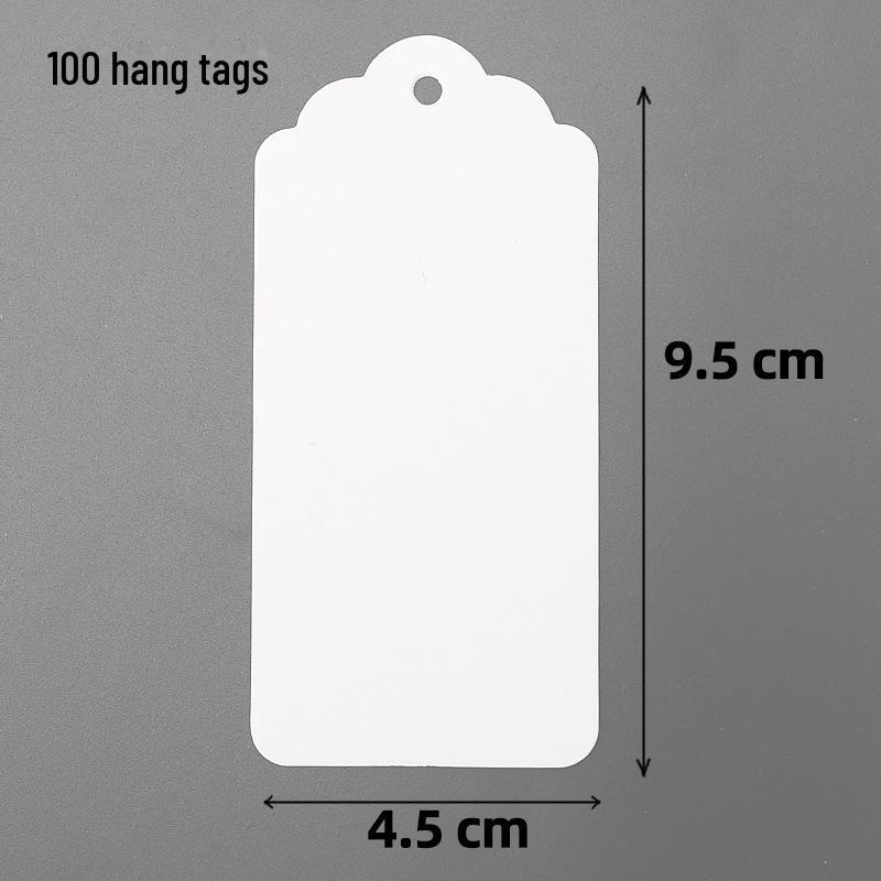 Kraft Paper Hang Tags: Blank DIY Cards for Pricing or Decoration