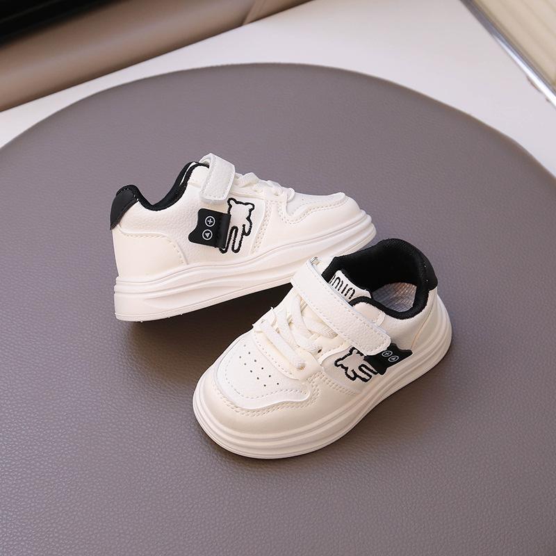 Children's Little White Shoes 2025 Spring and Autumn New Korean Version of Girls Board Shoes Boys Casual Sports Shoes Children's Shoes Fashion