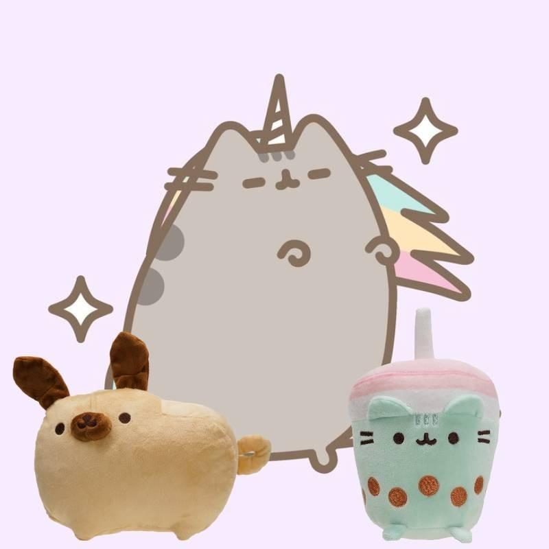 Милый серый толстый кот плюшевая игрушка кукла мягкая игрушка сувенир мультяшный персонаж 20 см