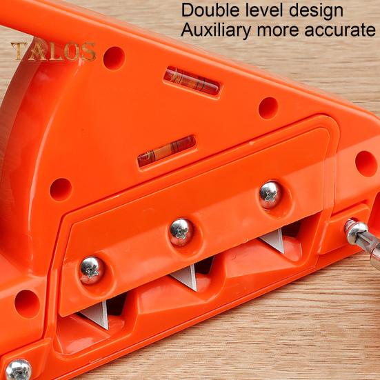 Гипсокартон Фаска Гипсокартон Быстрый резак Ручной рубанок Эргономичная ручка Широко используемый инструмент для строгания гипсокартона 45/60 градусов с острыми лезвиями