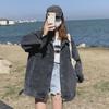 2021 Autumn/Winter Korean Street Style Loose Denim Jacket for Women