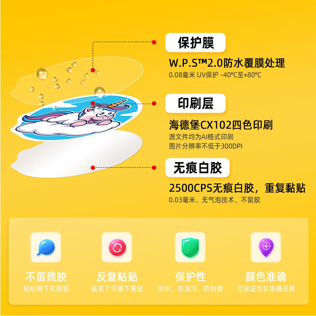 50Pcs New Stickers Cute Stickers Notebook Mobile Phone Stickers