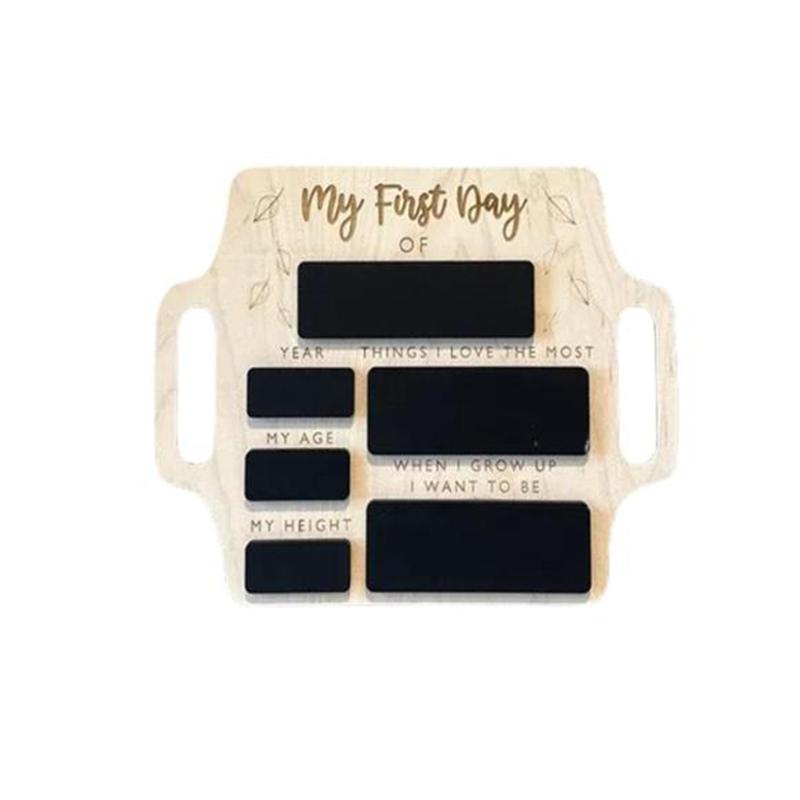 First Day Of School Sign Portable Hang Back School Blackboard Sign Personalized First Day Of School Chalk Board Po Prop