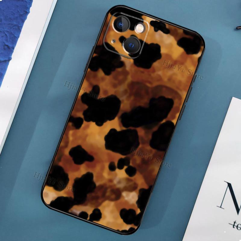 Черепаховый чехол Черепаховый чехол для iPhone 11 12 13 Pro Max Mini X XR XS Max 6 7 8 Plus SE 2020 задняя крышка телефона