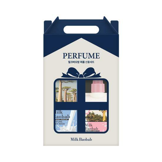 Milk Baobab [эксклюзивное планирование] Подарочный набор духов для тела Milk Baobab, гель для душа 500 мл + лосьон 250 мл + шарик для душа Выберите 1 из 3