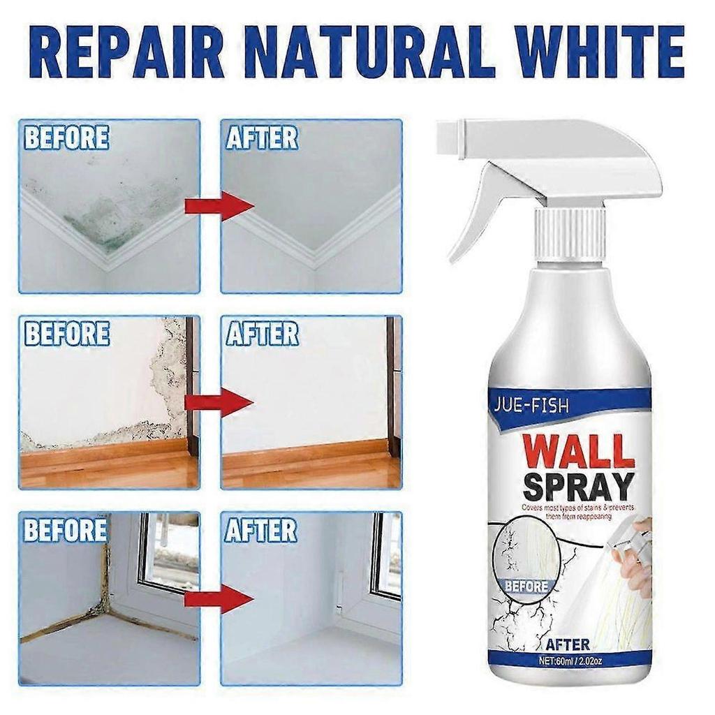 Wall Repair Paint Wall Spray Paint, Wall Repair Spray, Water-Based Paint White Peel, Covers Up Stain Sealing Ceiling Paint