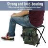 Портативный походный рюкзак-стул, складной стул для рыбалки, табурет из ткани Оксфорд для пешего туризма, кемпинга, походов и путешествий