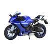 1/12 YAMAHA YZF-R1 Модель гоночного мотоцикла из сплава Литая модель уличного спортивного мотоцикла Имитация звука и света Игрушки для детей Подарок