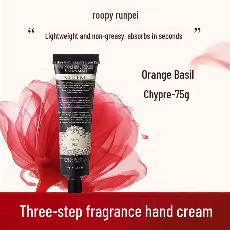 Roopy Fougere & Orange Basil Hand Cream Set