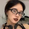 Овальная оправа Y2K Retro Anti-Blue Light Glasses Sweet Cool Girls Black Glasses Vintage Simple Women Eye Protection Glasses