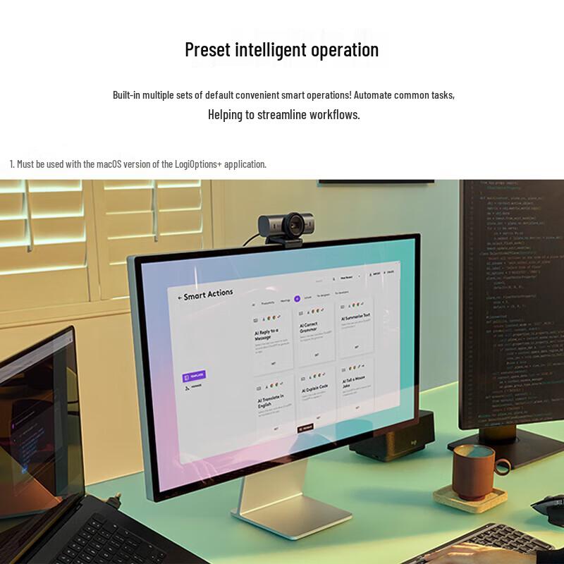 Logitech MX Keys S for Mac Wireless Backlit Keyboard