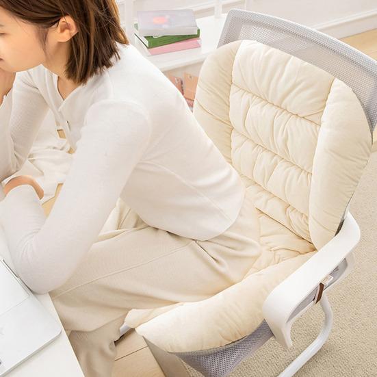 Heated Mat USB Rechargeable Thick Plush Fast Heating Detachable Washable with PP Cotton Filling Office