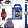 Dragon Warrior 3: Children's Dazzling Blue Cartoon Watch with Electronic Features