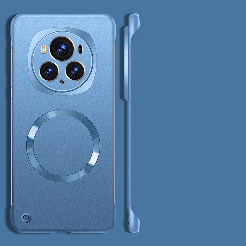 Безрамный матовый чехол для телефона Huawei Honor 200 Pro с беспроводной зарядкой Magsafe для Magsafe Магнитный чехол для Honor 100 200 Pro Capa Borderless Cover