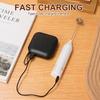 Беспроводные электрические вспениватели молока Вспениватель кофе USB Перезаряжаемый 3 скорости Ручной пенообразователь Кофе Яйцевзбиватель Кухонные инструменты