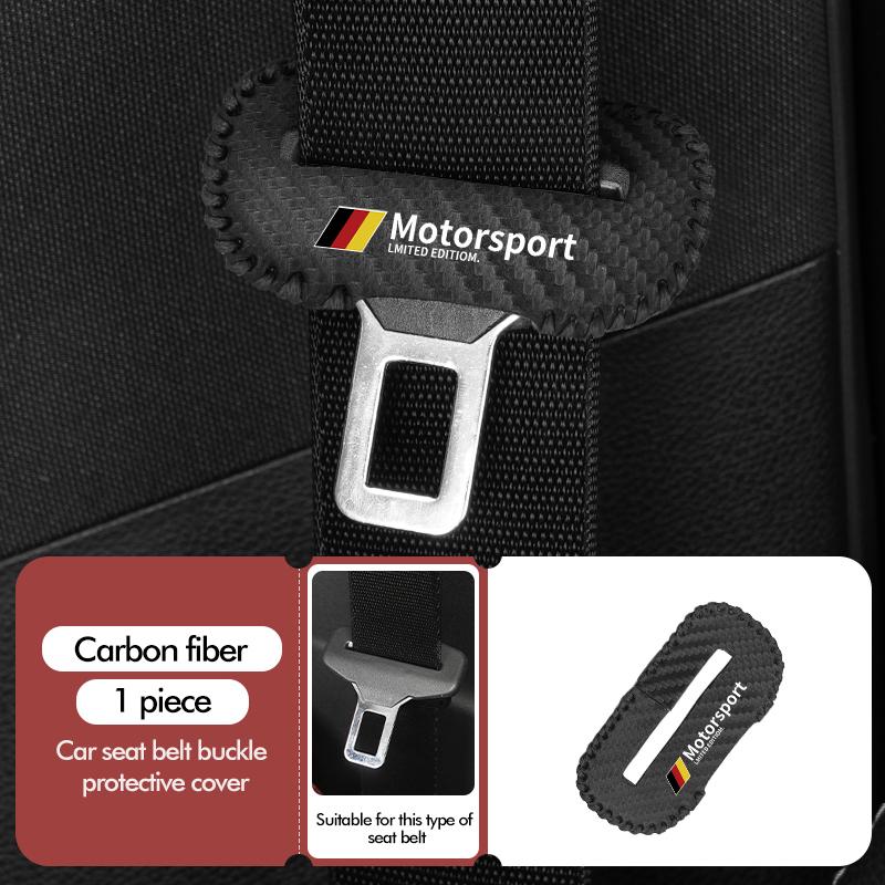 Universal Car Seat Belt Protector Buckle Clip Anti-Scratch Cover For BMW M E84 F10 F20 F15 F25 iX iX1 iX2 iX3 iX5