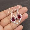 Pink Rubellite Gemstone Jewelry, 925 Sterling Silver Earrings, Handmade Gorgeous Jewelry, Designer Earrings Gift For Sister