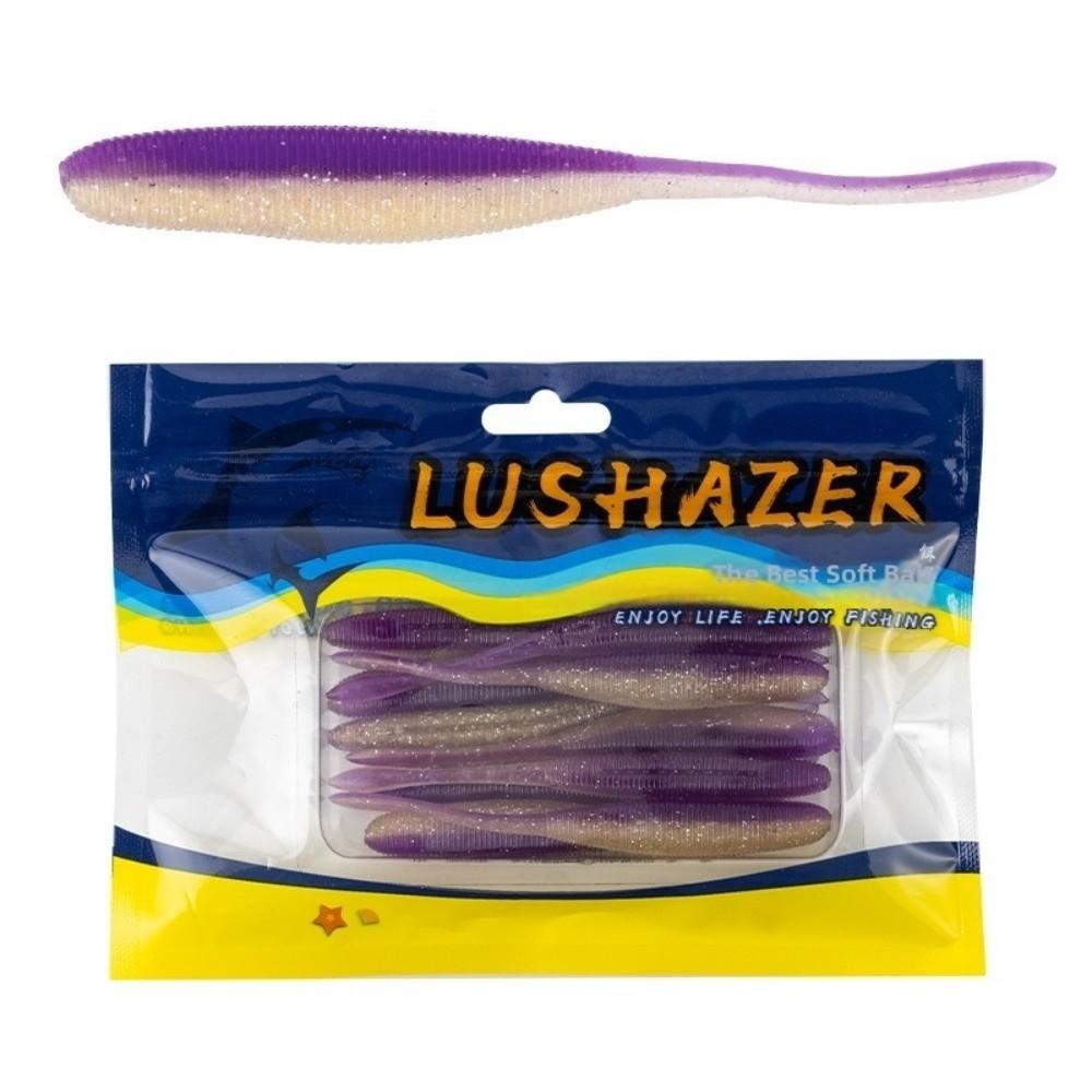 10/18pcs Pack 75mm/100mm Length Soft Lure Fishing Bait Realistic Soft Bait Freshwater Fishing