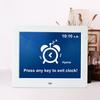 White/Black Remote Control Digital 8'' LED Calendar Clock Alarm Large Letter Multimedia & travel home office Desk Clocks