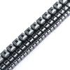 Natural Black Hematite Stone Beads Suqare Shape Cube Hematite Beads For Jewelry Making 3/4/6mm