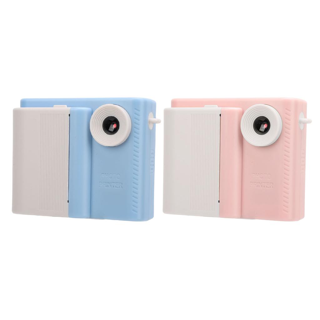 Детская камера для печати с 3 рулонами бумаги для печати HD с двумя объективами фото и видео для уличных игр Pho